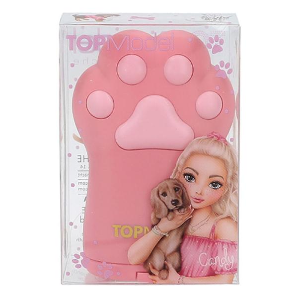 Top Model Ořezávátko, 2 průměry tužek, se zrcátkem, růžové