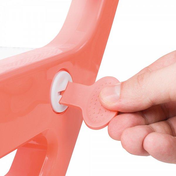 Dolu Schůdky se sedátkem k toaletě oranžové