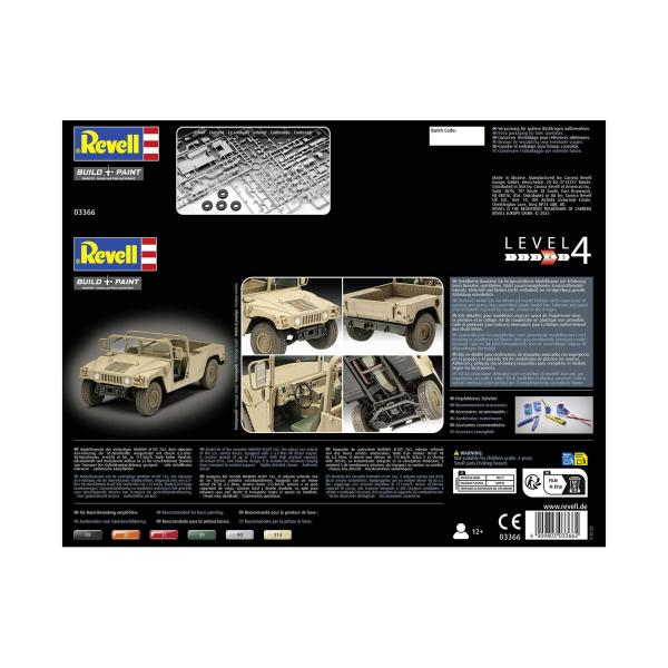 Plastic ModelKit military 03366 - HMMWV M1097A2 (1:35) (obrázek 3)