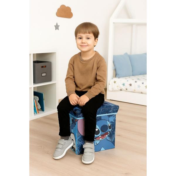 Cozy Noxxiez SB601 Stitch - úložný box a taburet pro chlapce (obrázek 3)