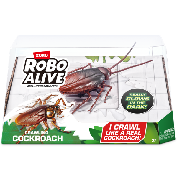 ZURU ROBO ALIVE Svítící lezoucí šváb