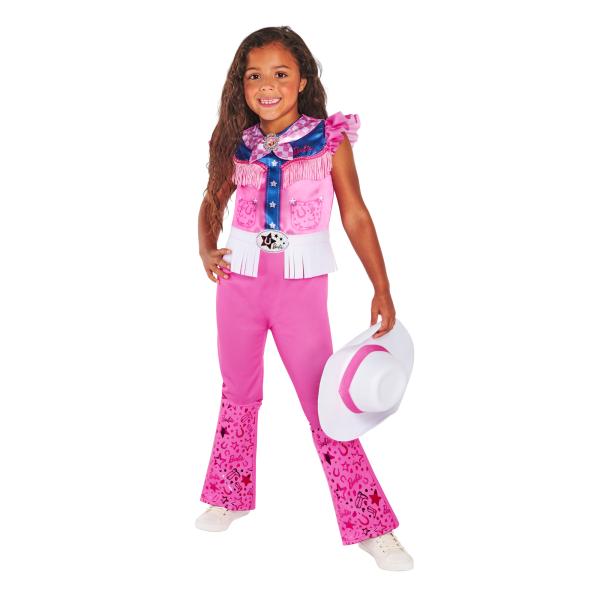 BARBIE Cowgirl detský kostým veľkosť S(122-128cm)