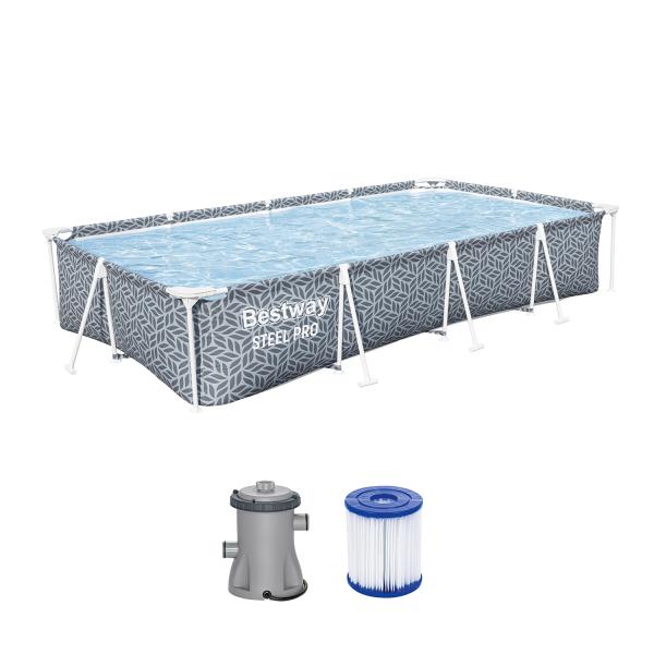 Bestway 561FV Bazén Steel Pro Set, 366 x 201 x 66 cm, filtrácia