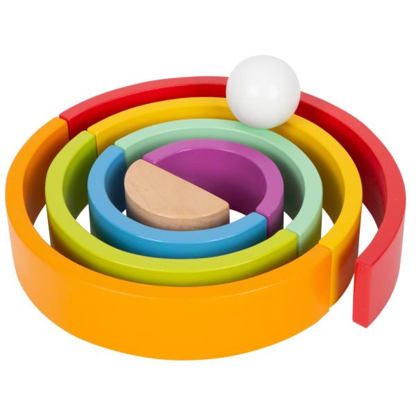 Small Foot Drevené hračky motorická dúha