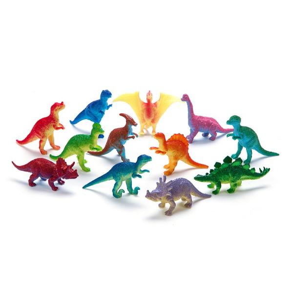 Zvířátka figurky v tubě - Dinosauři