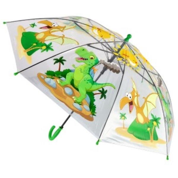 Deštník Dinosaurus plast/kov vystřelovací 64cm