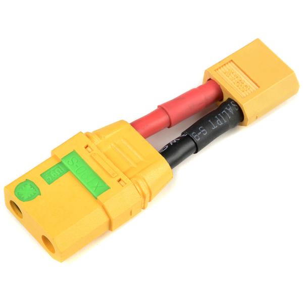 Konverzní kabel XT-60 přístroj – XT-90 Anti-Spark baterie 12AWG