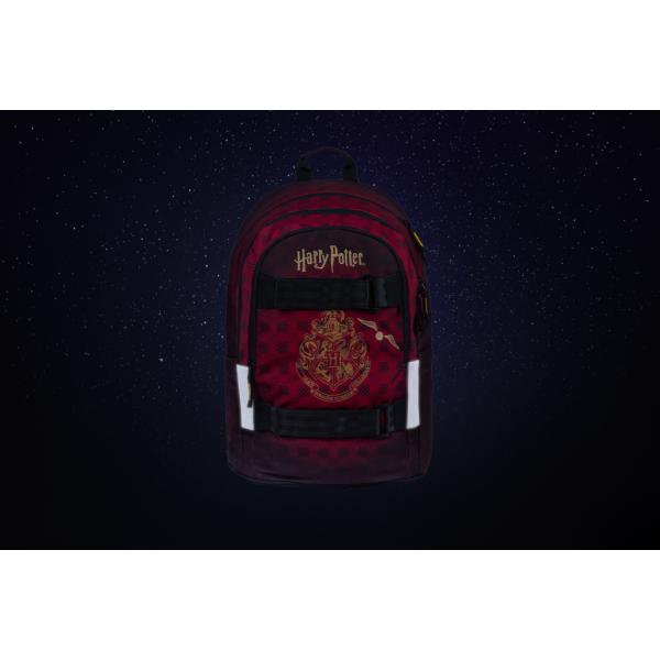BAAGL Školní batoh Skate Harry Potter Bradavice vínový