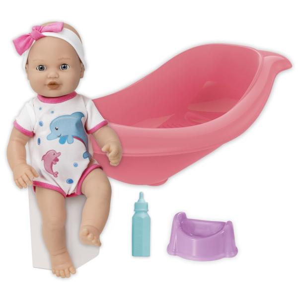 Bábika čurajúca set s vaničkou 41cm