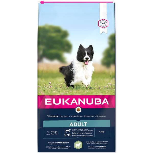 EUK ADULT SMALL & MEDIUM LAMB 12KG