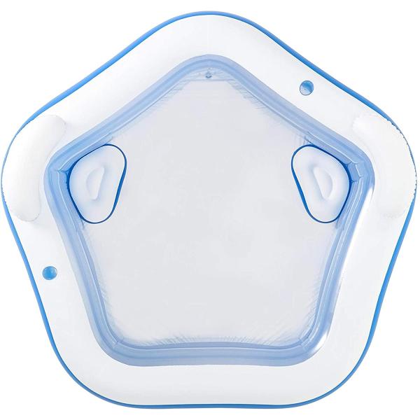 Bestway 54153 Nafukovací dětský bazén s opěrkami a sedačkami 213cm x 207cm x 69 cm