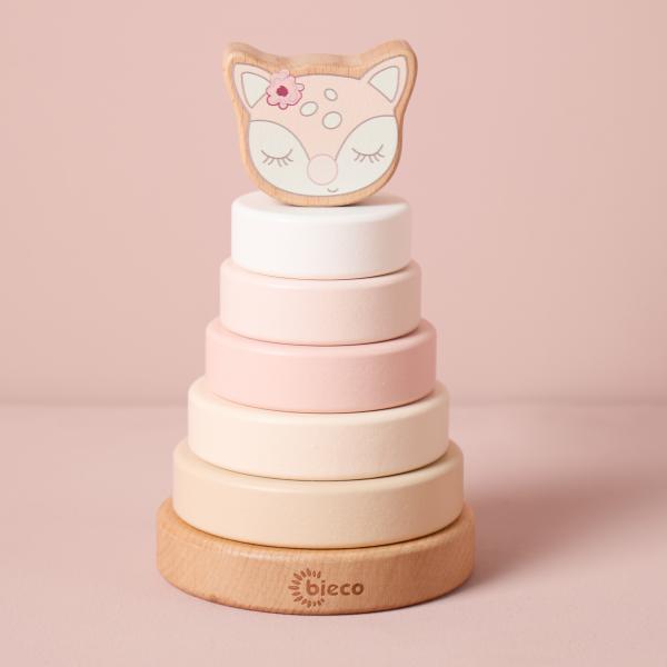 Bieco - Dřevěná stohovací věž - jelenček Ella (obrázek 6)