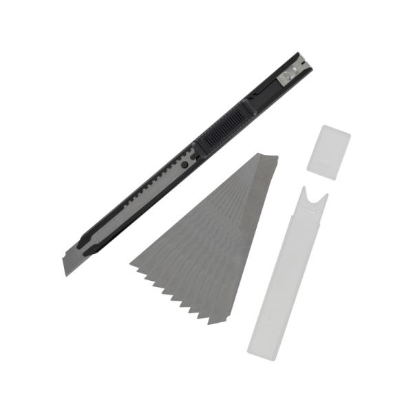 Modelcraft zalamovací nôž úzky s 10 čepeľami 9 x 0.3 mm