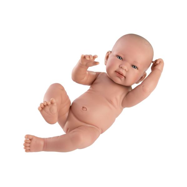 Llorens 73802 NEW BORN DÍVKO – realistické miminko s celovinylovým tělem – 40 cm