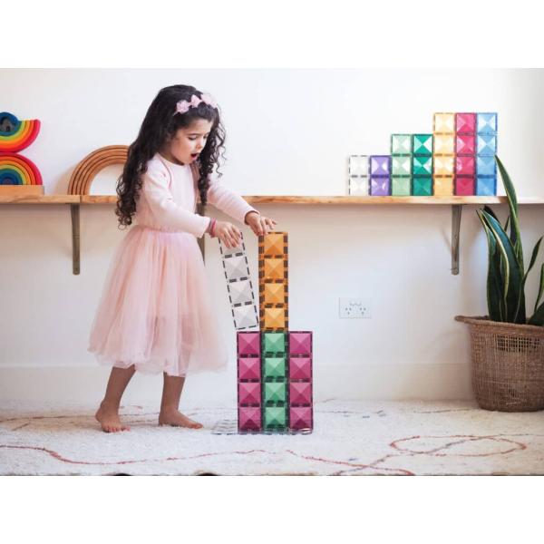 CONNETIX® Pastel Rectangle Pack magnetická stavebnice 24 ks (obrázek 6)