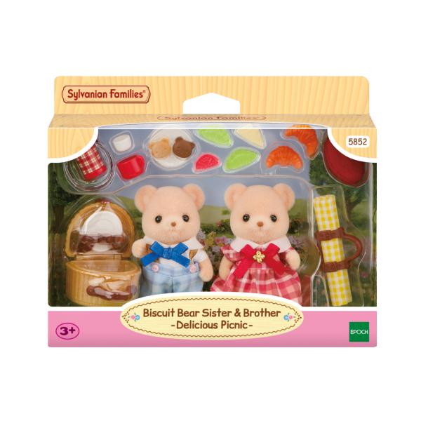 Sylvanian Families Sušenkoví medvídci sestra a bratr na pikniku (obrázek 6)
