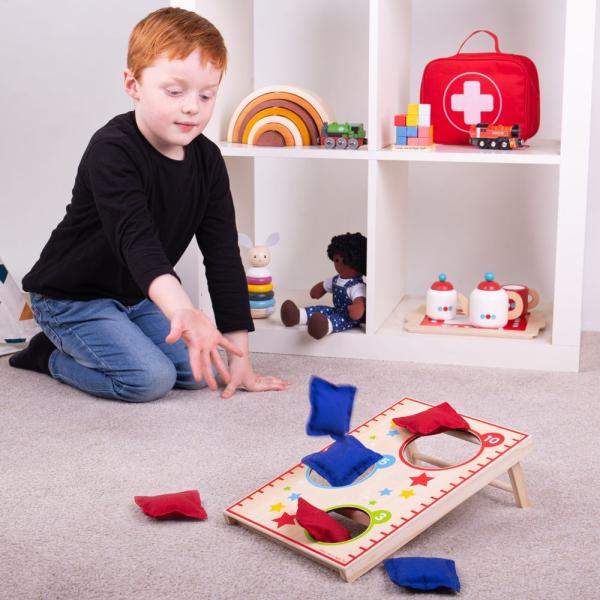Bigjigs Toys Hra házení polštářků (obrázek 4)
