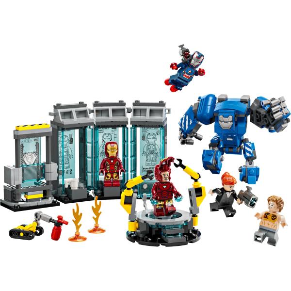 LEGO® Marvel 76315 Iron Man a jeho laboratoř: Síň brnění