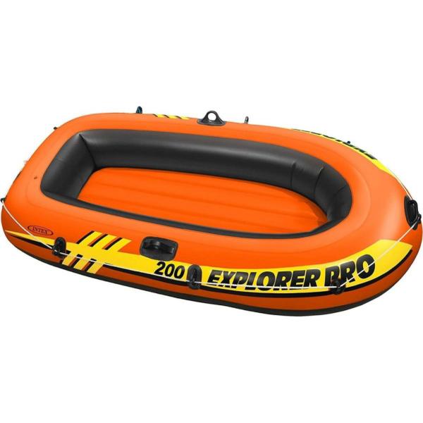Intex Explorer Pro Inflatable Boat, Boat Only, Two Person (196 X 102 X 33 Cm)-image