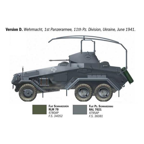 Model Kit military 97032 – Sd.Kfz. 232. 6 Rad (1:72)