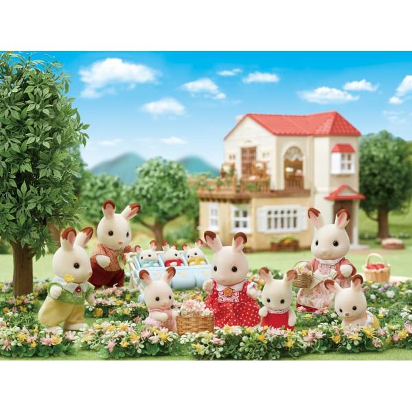 Sylvanian Families Rodina ´´chocolate´´ králíků, nová