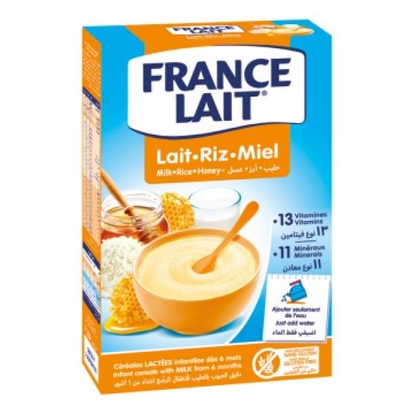 France Lait Porridge di latte di riso con miele 250g