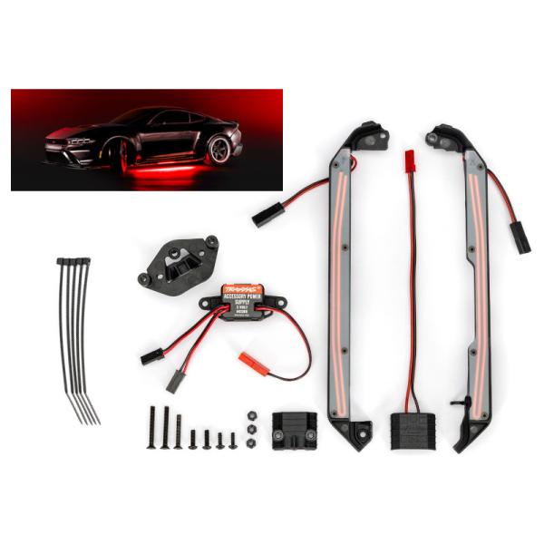 Traxxas LED podsvícení šasi červené (pro 4-Tec 2.0, Drift) (obrázek 5)