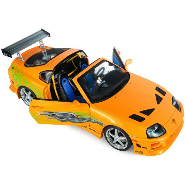 1:18 Toyota Supra Mk4 (A80) FAST AND FURIOUS 1 – BRIAN OPEN ROOF – 2001