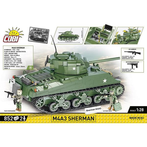 Cobi II WW M4A3 Sherman, 838k, 2f