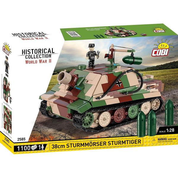 Cobi Sturmtiger 38 cm RW61 Sturnmorser Tiger, 1:28, 1115k, 1f