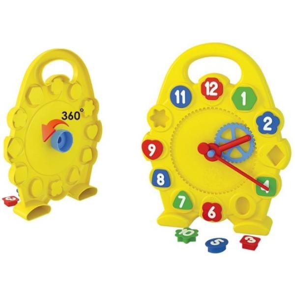 Hodiny výukové vkladačka plast
