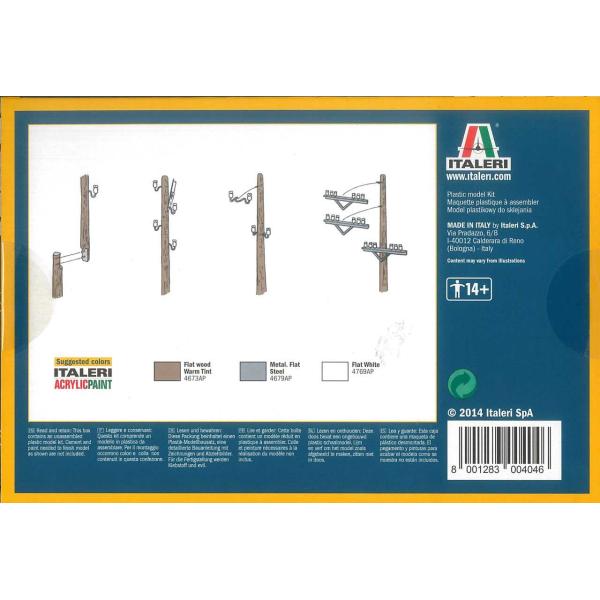 Model Kit doplňky 0404 - TELEGRAPH POLES (1:35) (obrázek 4)