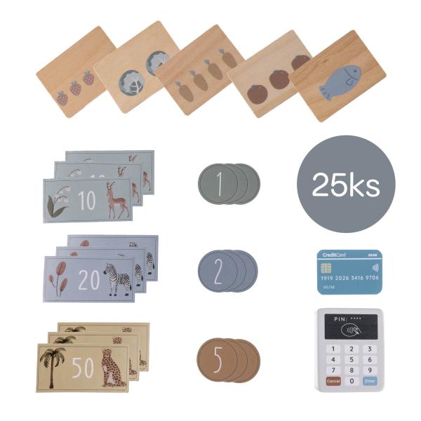 Dřevěná pokladní sada (obrázek 3)