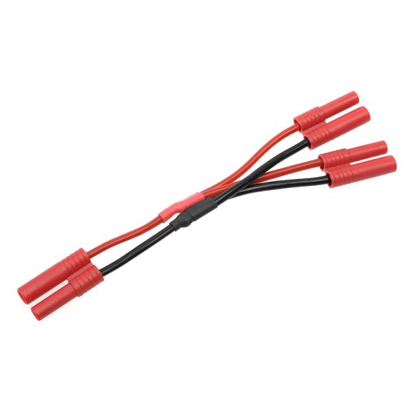 Cavo Y parallelo 4.0mm placcato oro 14AWG 12cm