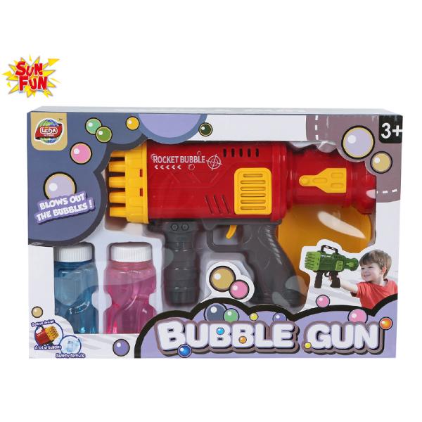 Sun Fun bublifukovač pistole 21cm na baterie s náplní 2ks (obrázek 3)