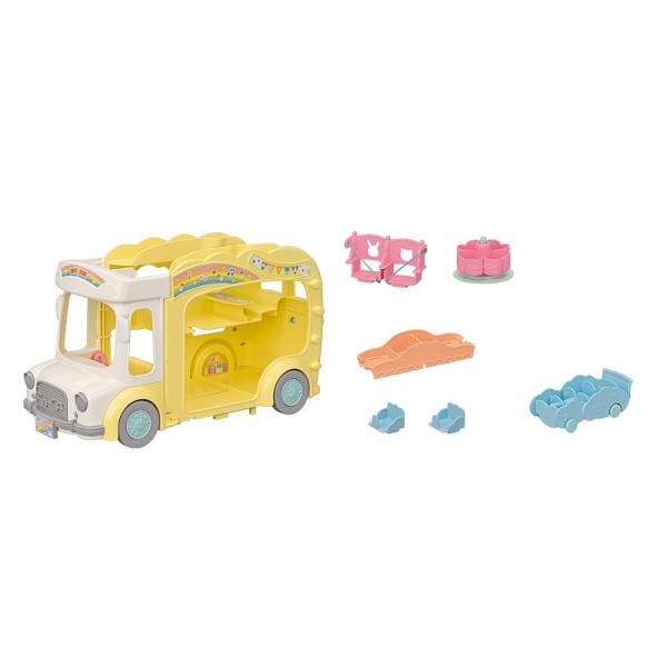Sylvanian Families Duhový školkový autobus