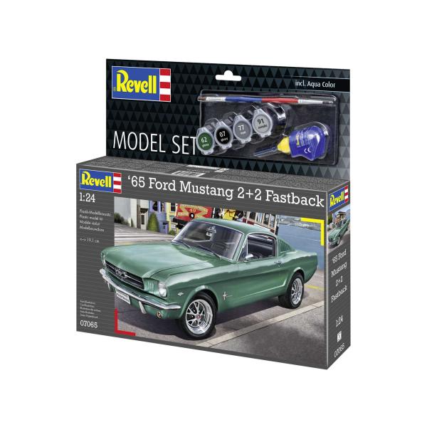ModelSet auto 67065 – 1965 Ford Mustang 2+2 Fastback (1:24)