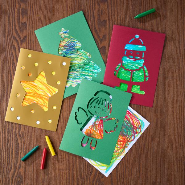 Haba Kreativní sada První čmárací kartičky Vánoční pošta (obrázek 6)