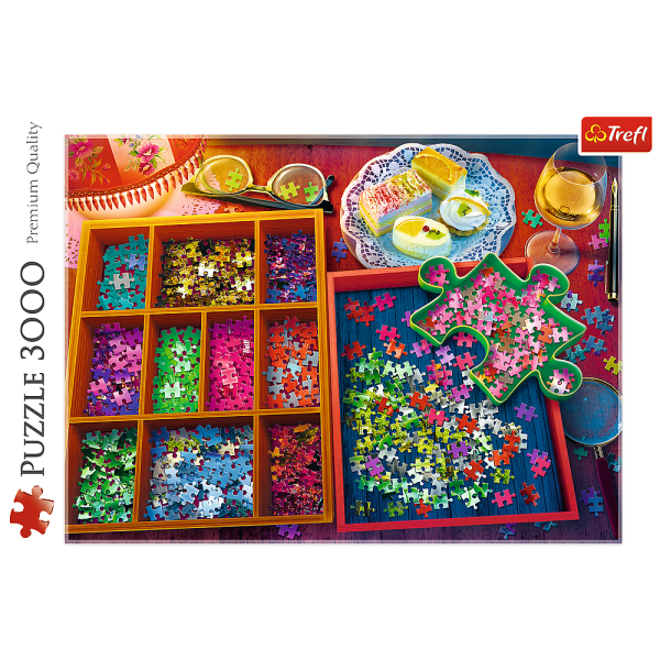 Trefl Puzzle 3000 - Večer s puzzle