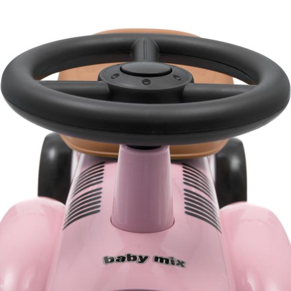 Dětské odrážedlo Baby Mix Retro růžové (obrázek 4)