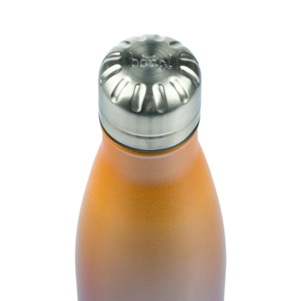 BAAGL Termolahev s kovovým víčkem Gradient žluto-fialová, 500 ml