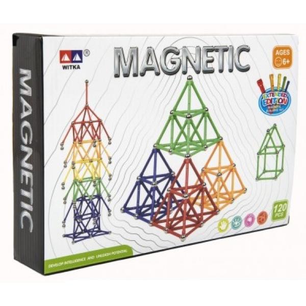 Magnetická stavebnica 120 ks