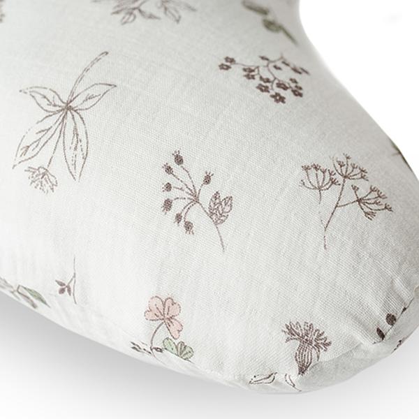 CEBA BABY Polštář na kojení HUGGY (150x60x37) Basic Mušelín Small Twigs