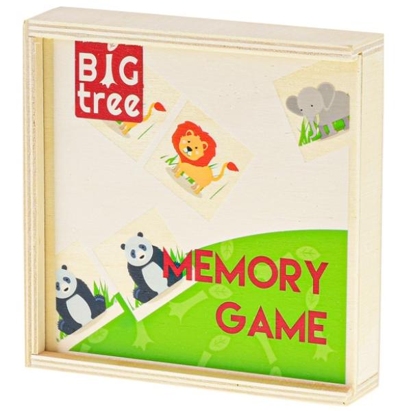 Pexeso dřevěná zvířátka 12x12x3cm 20ks