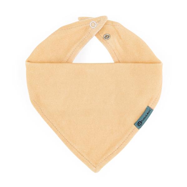 PETITE&MARS Bryndák bandana Luke 2 ks Beige Pears&Intense Ochre 3m+ (obrázek 3)