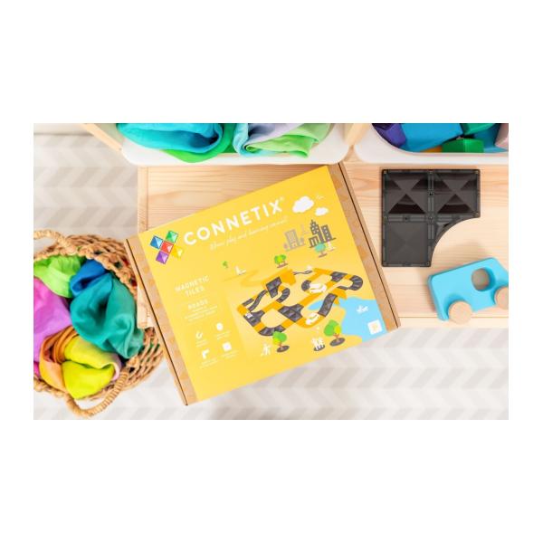 CONNETIX® Ramps & Intersections Pack magnetická stavebnice 16 ks (obrázek 11)