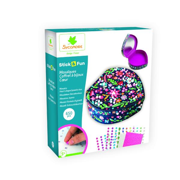 Sycomore Stick & Fun - šperkovnice ve tvaru srdce