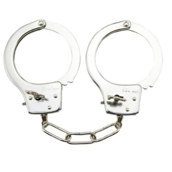 Putá policajný kov 17cm s kľúčom