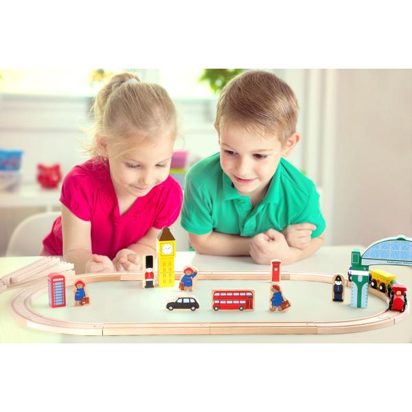 Small Foot Dřevěná vláčkodráha Paddington 43 dílů (obrázek 5)