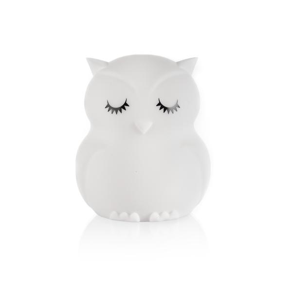 Silikonová noční LED lampa velikost M, Owl (obrázek 10)